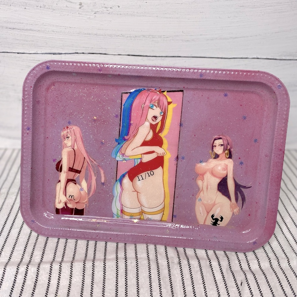 CUSTOM Anime Girl Tray